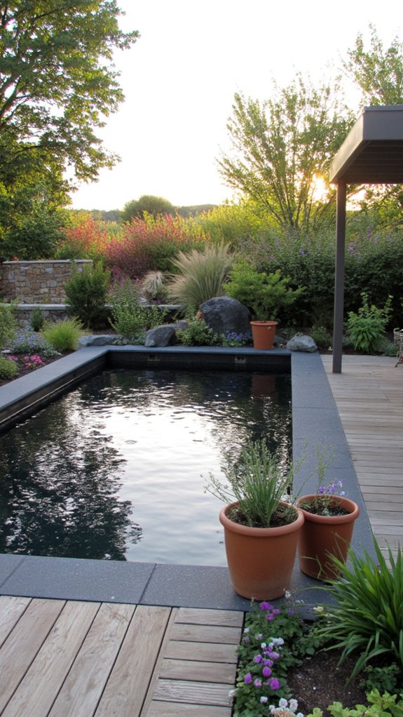 21 Bold Modern Pool Design Inspiration For Contemporary Homes serene poolside landscaping design