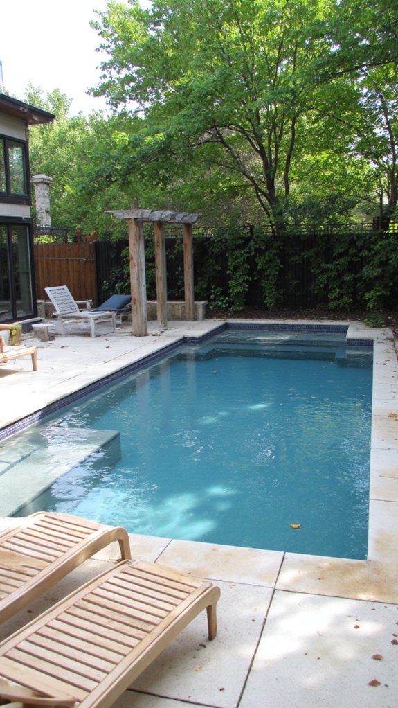 19 Trendy Small Modern Pool Ideas That Feel High End sleek geometric pool designs