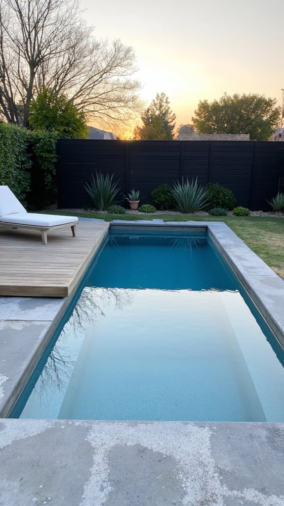 23 Luxurious Backyard Pool Oasis Ideas Worth Saving sleek minimalist pool design
