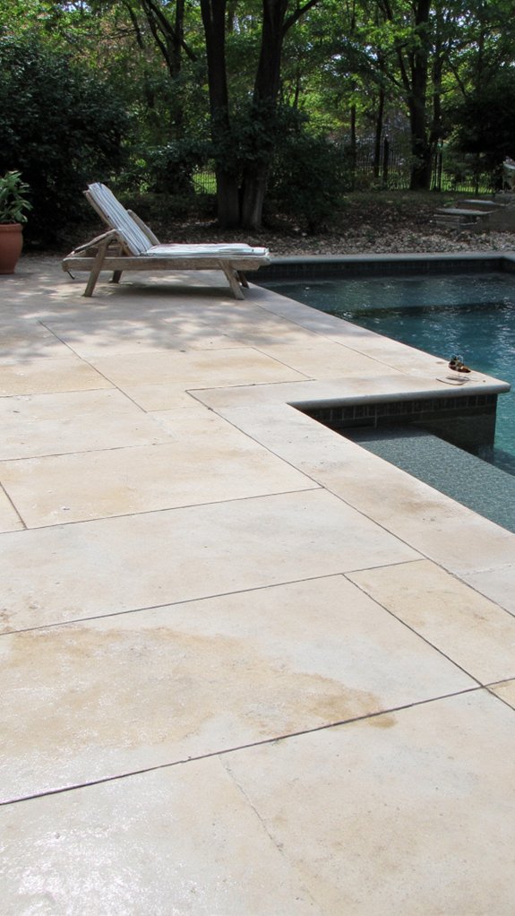 22 Fresh Pool Area Tile Ideas To Refresh The Whole Space sleek modern easy maintenance