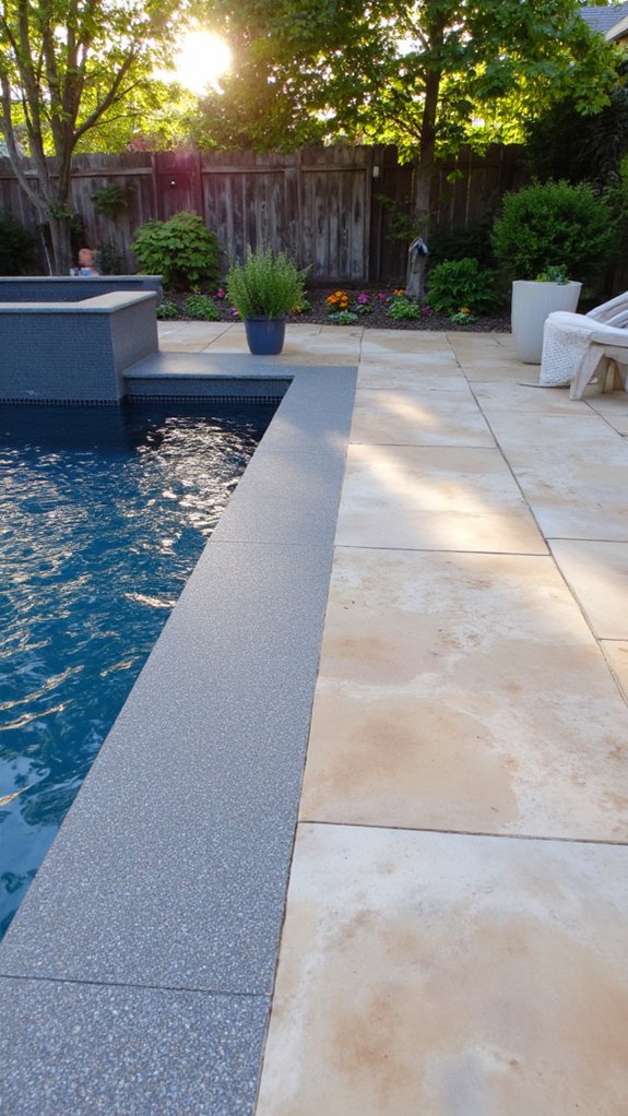 19 Functional Pool Coping Ideas With Designer Appeal sleek modern stone coping