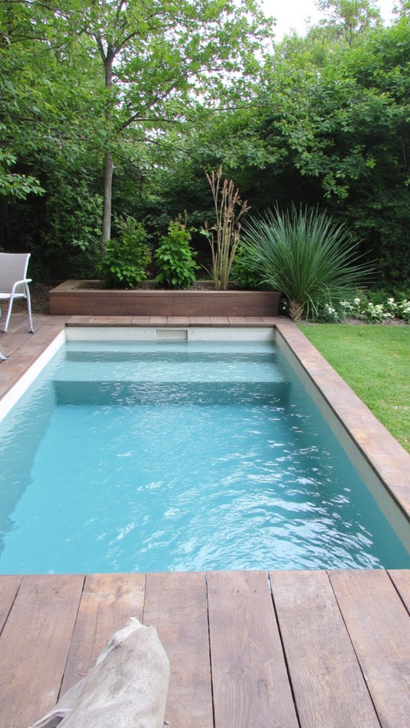 20 Minimalist Plunge Pool Backyard Ideas With Clean Lines space efficient stylish relaxation option
