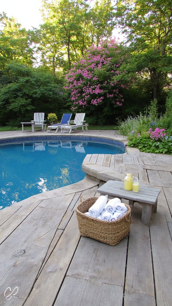 23 Gorgeous Backyard Swimming Pool Ideas For Everyday Relaxation stylish above ground pool decks