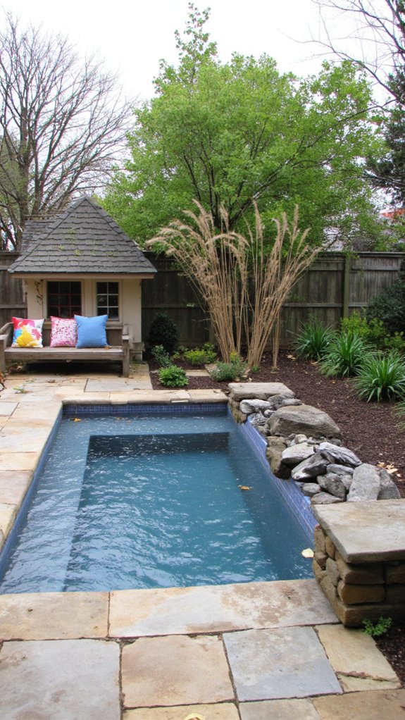 20 Smart Backyard Pool Layout Ideas That Just Work stylish compact plunge pools