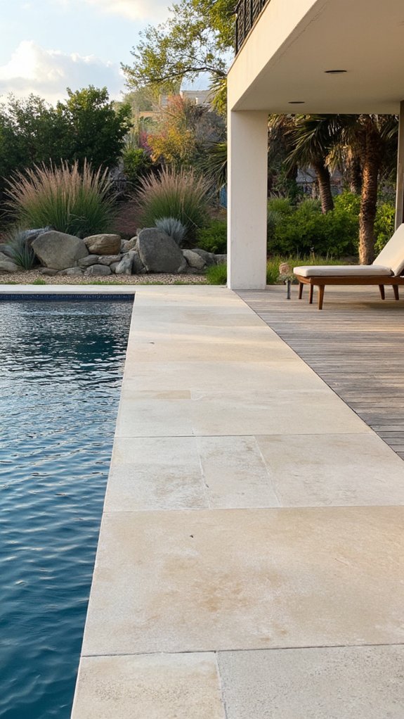 24 Neutral Pool Tile Ideas For A Calm Resort Vibe stylish durable pool tiles