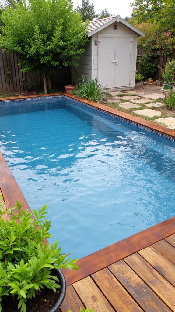 23 Clever Compact Backyard Pool Ideas For Limited Space stylish elevated backyard oasis