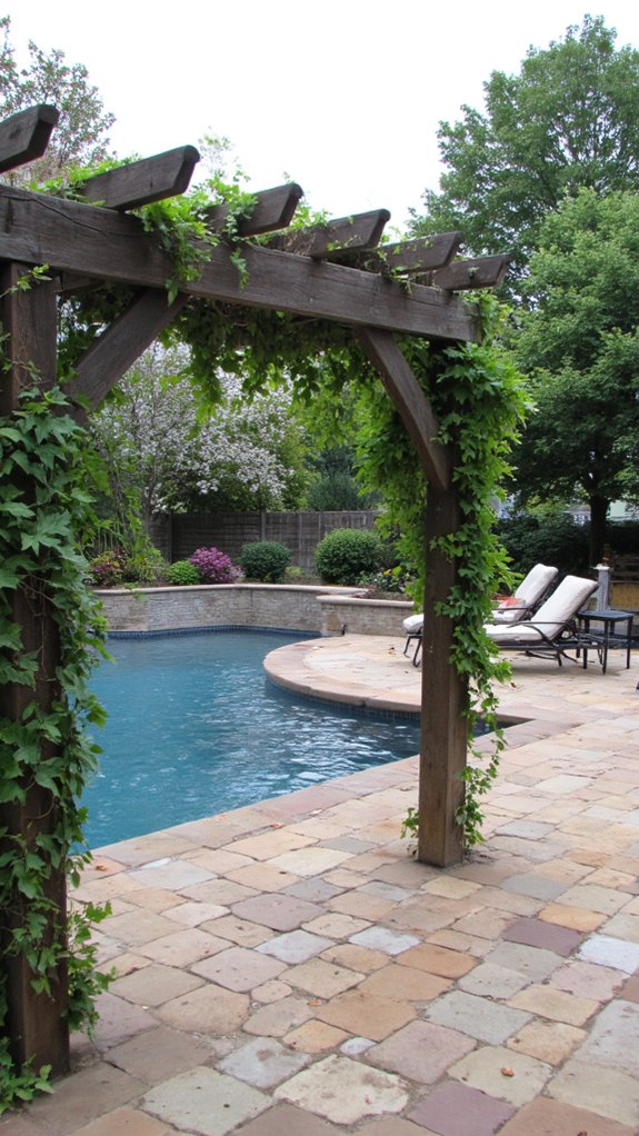 19 Seamless Backyard Patio With Pool Ideas For Flow stylish pergolas for shade