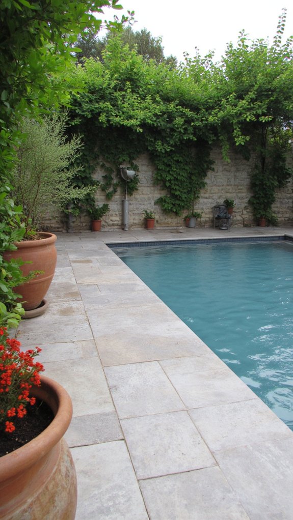23 Modern Pool Tile Ideas For A Sleek Contemporary Feel subtle textured pool finishes
