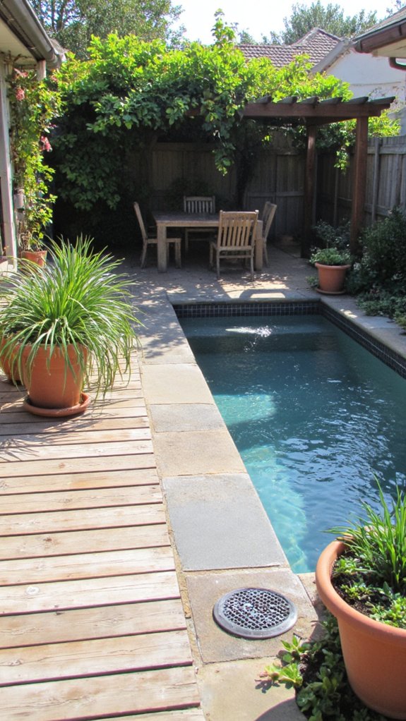 19 Seamless Backyard Patio With Pool Ideas For Flow sustainable backyard design elements