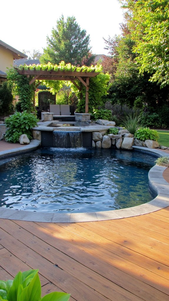 21 Stunning Modern Backyard Pool Ideas To Elevate Your Outdoor Space sustainable backyard pool designs
