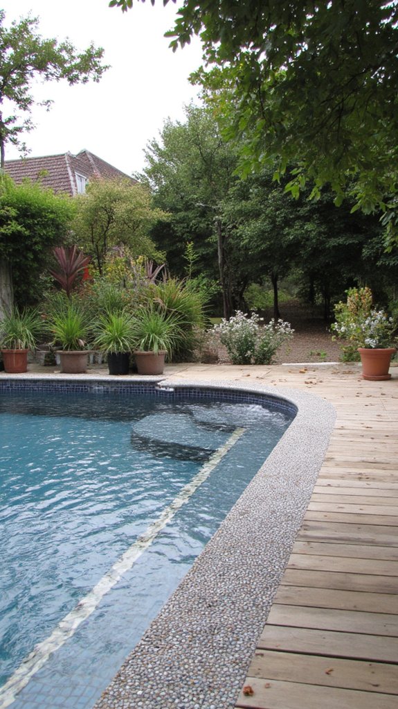 23 Thoughtful Pool Step Tile Ideas That Balance Safety And Style textured tiles enhance pool safety