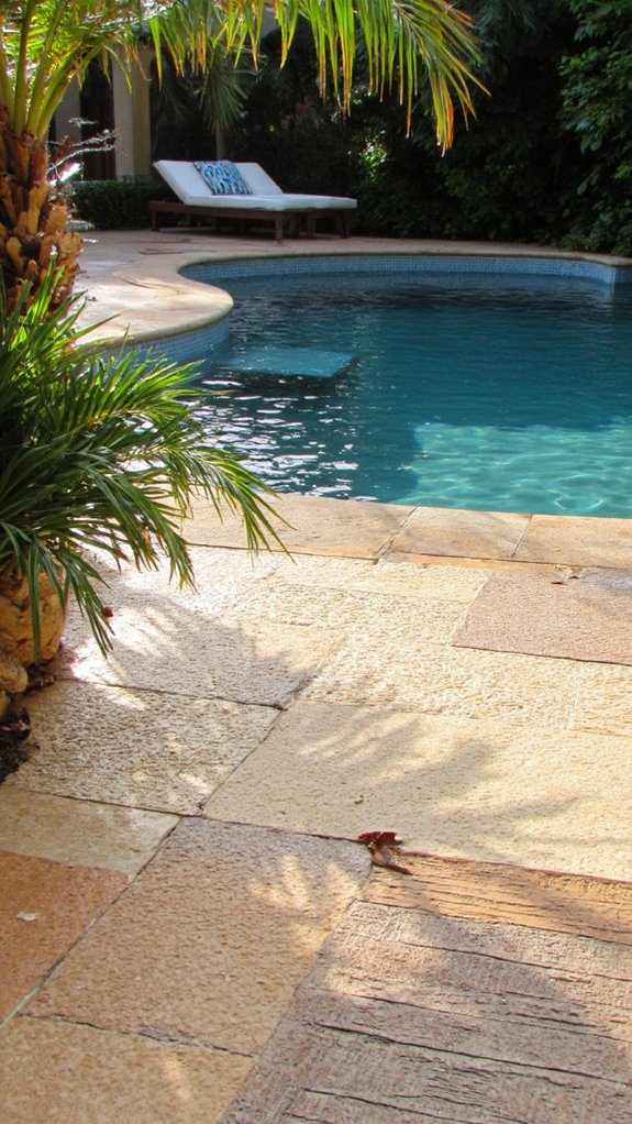 24 Luxurious Pool Tile Ideas Inspired By Private Resorts textured tiles enhance safety
