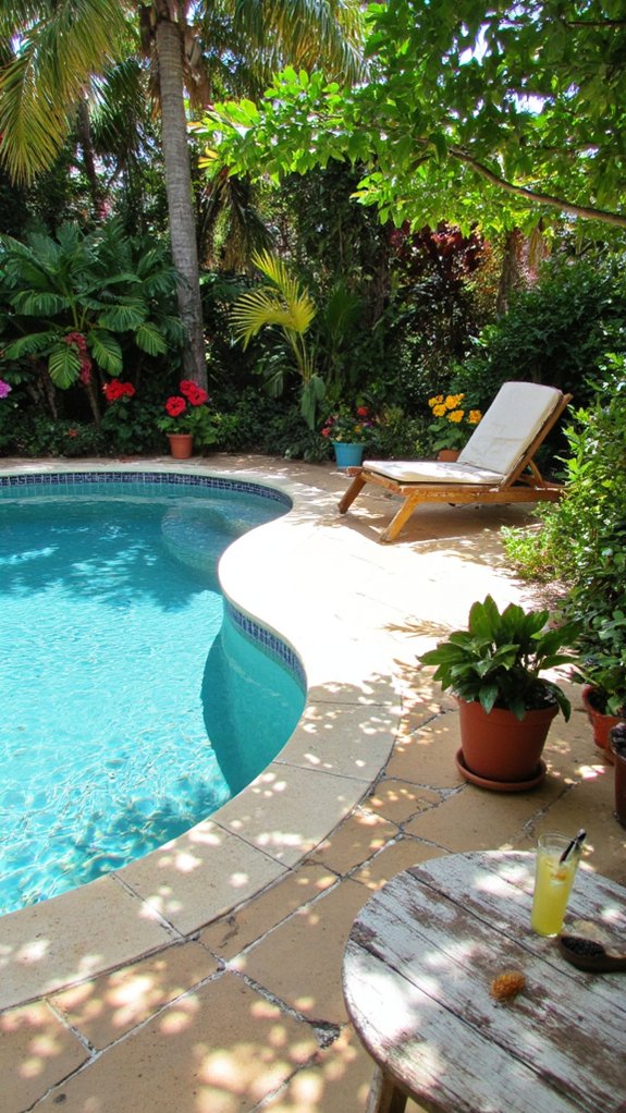 22 Tropical Pool Tile Ideas That Bring Vacation Energy Home tile layout impact styles