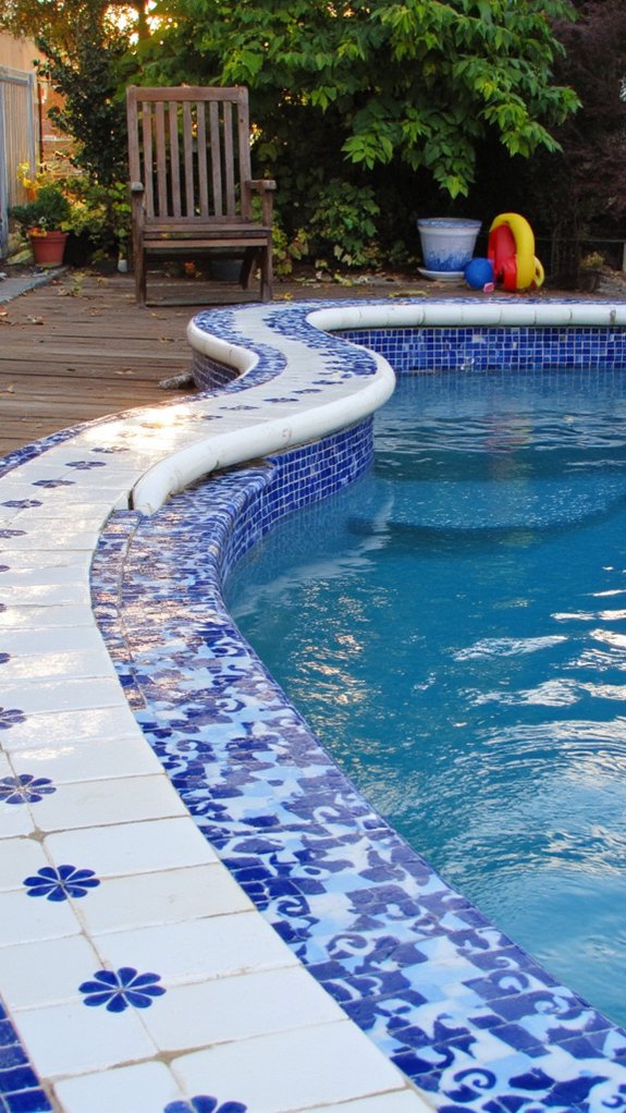21 Classic Pool Tile Ideas Suited To Any Home Style timeless ceramic pool tiles