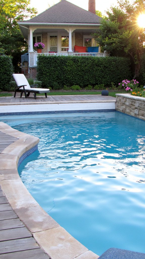 21 Polished Inground Pool Tile Ideas With A Finished Feel timeless elegance in design