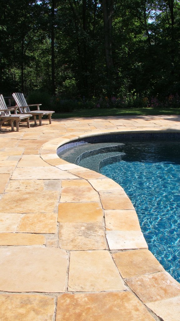 24 Stylish Pool Tile And Coping Ideas That Flow Naturally timeless elegance through durability