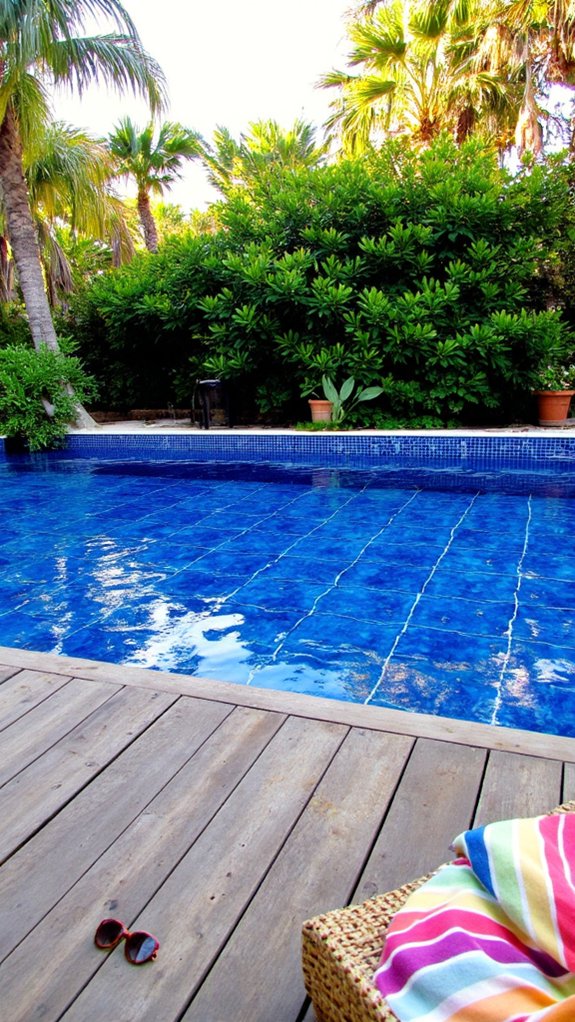 22 Tropical Pool Tile Ideas That Bring Vacation Energy Home timeless elegance with blue