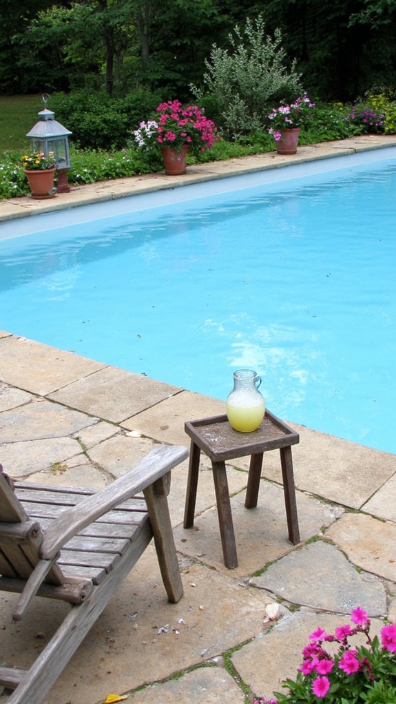 22 Inspiring Pool Color Ideas That Shift The Entire Mood timeless light blue tranquility