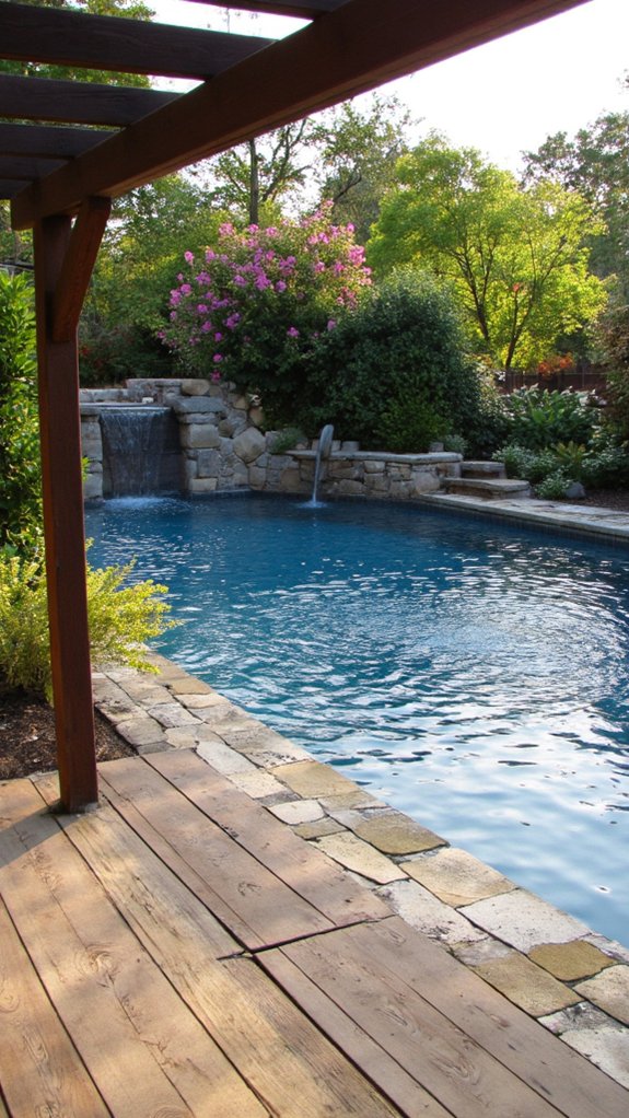 25 Inviting Backyard Pool Area Inspiration For Total Comfort tranquil backyard water features