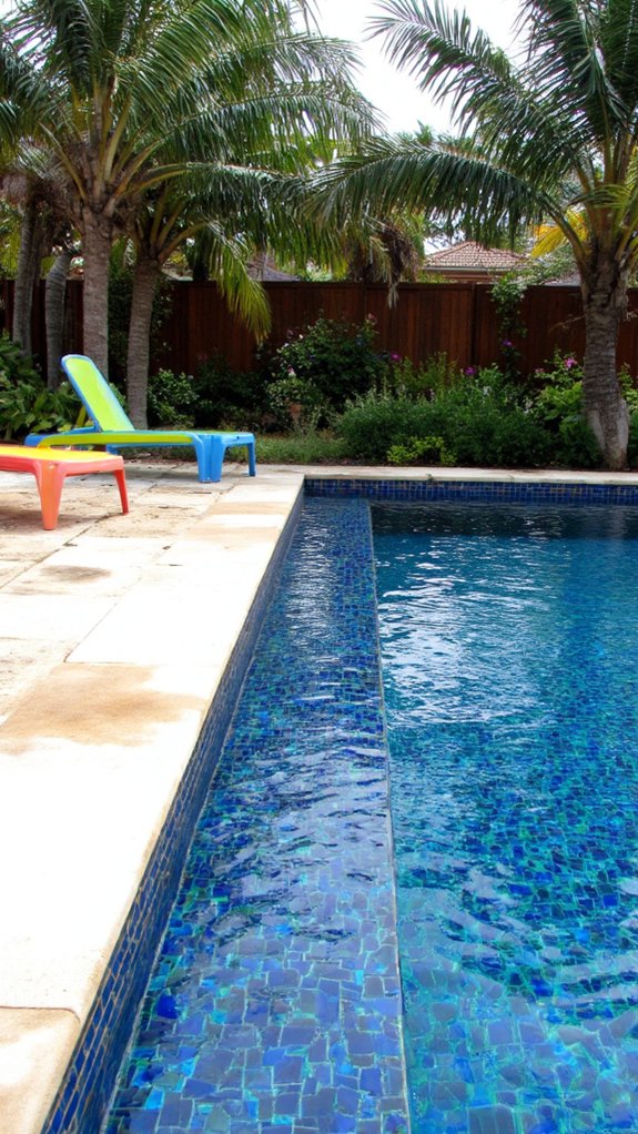 20 Eye-Catching Pool Edge Tile Ideas With A Defined Finish transform your pool area