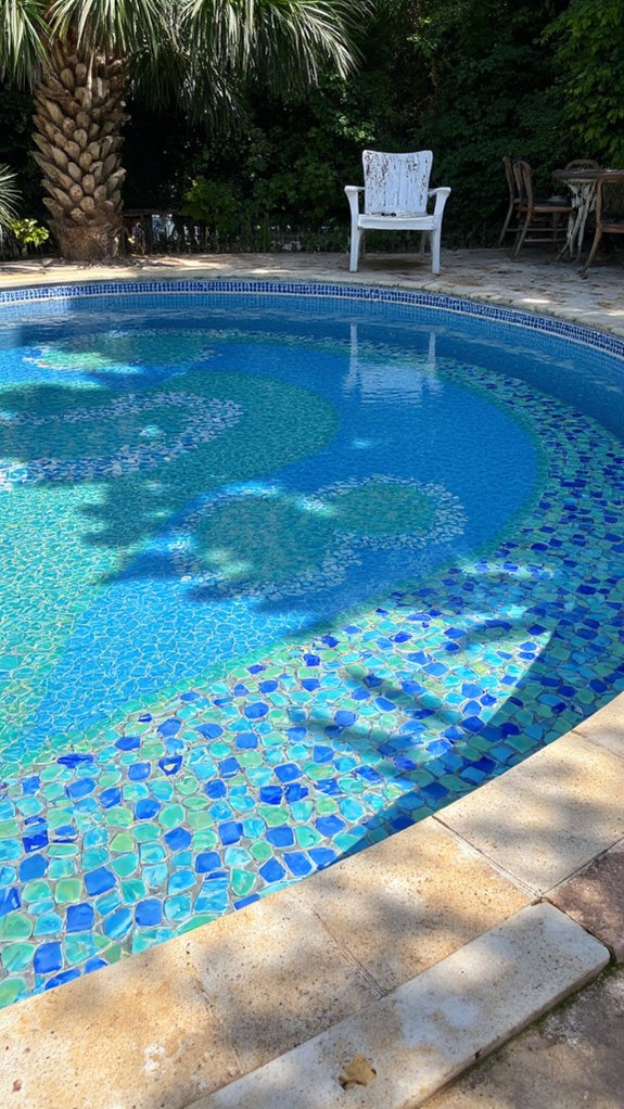 19 Creative Pool Tile Designs That Transform Any Swimming Pool transform your pool area