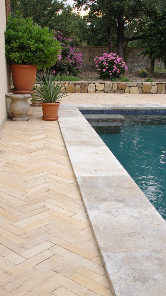 24 Neutral Pool Tile Ideas For A Calm Resort Vibe transformative durable pool tiles