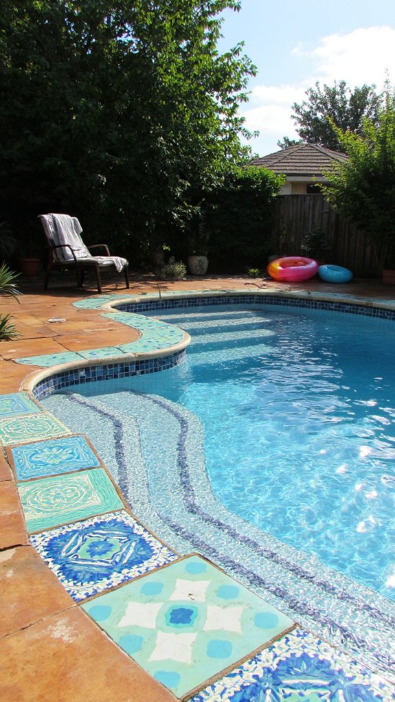 22 Fresh Pool Area Tile Ideas To Refresh The Whole Space transformative pool tile upgrade
