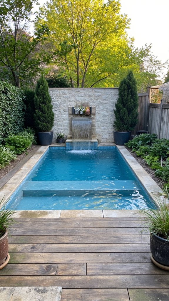 20 Chic Small Backyard Pool Designs That Maximize Style transforming backyard with water