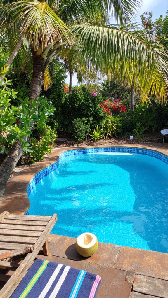 25 Bold Pool Tile Color Ideas That Make Water Pop tropical turquoise pool tiles