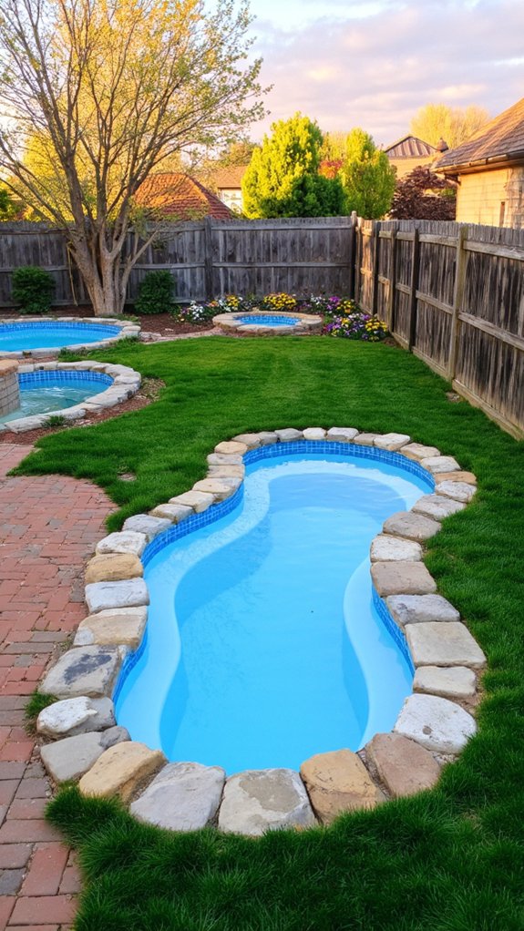22 Fun Mini Pool Backyard Ideas For A Playful Twist unique mini pool shapes