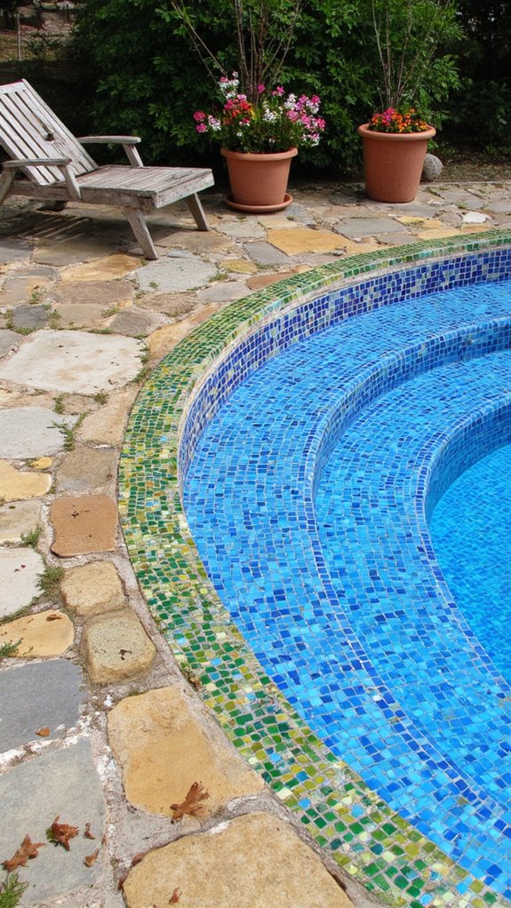22 Inspiring Pool Color Ideas That Shift The Entire Mood vibrant creative pool mosaics