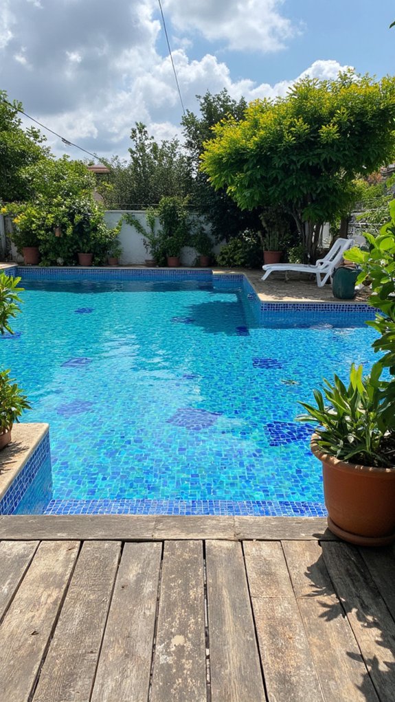 20 Cool Blue Pool Tile Ideas For Crystal Clear Water vibrant mosaic tile designs