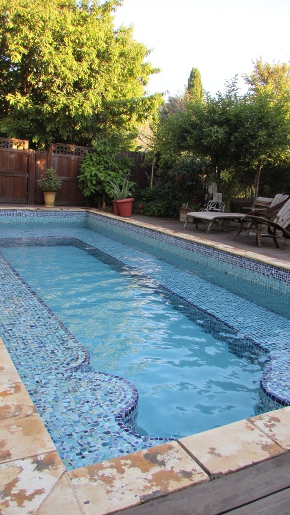 23 Modern Pool Tile Ideas For A Sleek Contemporary Feel vintage tiles modern charm