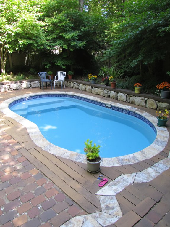 22 Clever Small Semi Inground Pool Ideas for Compact Yards budget friendly pool project tips
