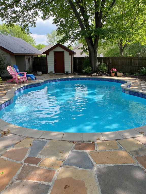 18 Budget Friendly Semi Inground Pool Ideas That Still Look Amazing charming durable low maintenance pools