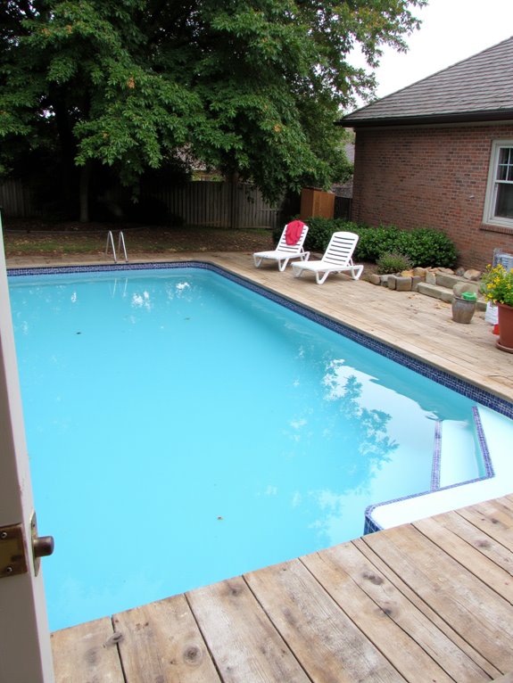 24 Polished Rectangle Semi Inground Pool Ideas for Clean Lines choosing ideal pool size