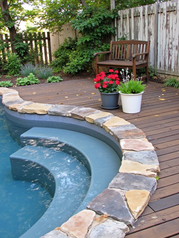 22 Clever Small Semi Inground Pool Ideas for Compact Yards choosing pool shape wisely