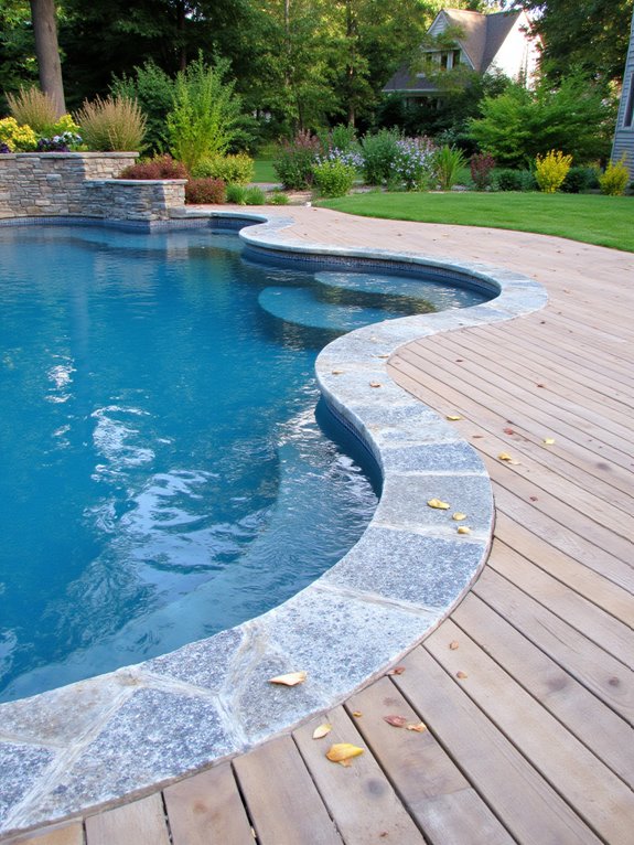 20 Modern Half Inground Pool Ideas With a Deck That Feel Built In choosing the perfect pool shape