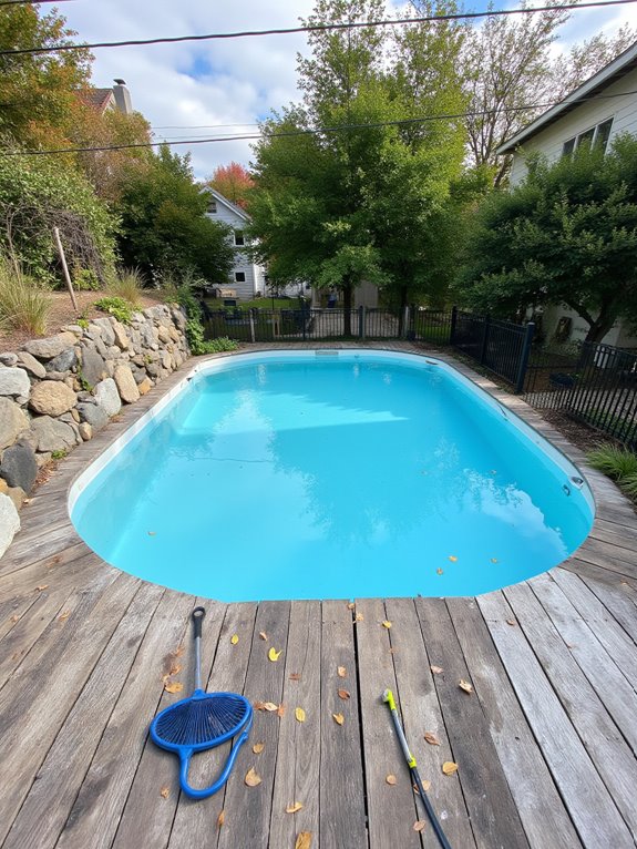 25 Creative Semi Inground Pool Installation Ideas to Plan Ahead effortless pool maintenance access