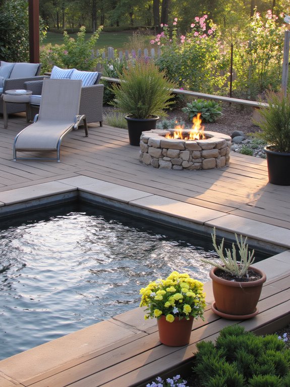 22 Fresh Raised Pool Ideas That Add Visual Interest elevated patio enhances experience