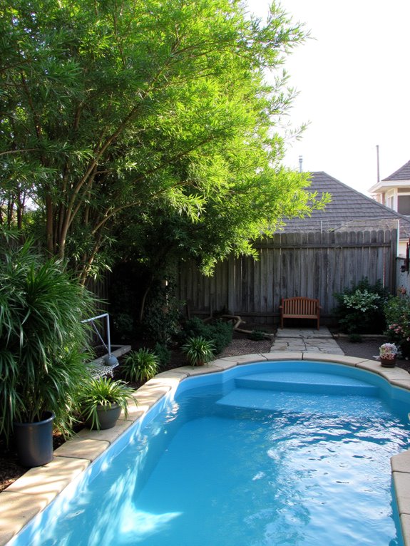 18 Practical Partial Inground Pool Ideas That Work Anywhere enhancing pool area privacy