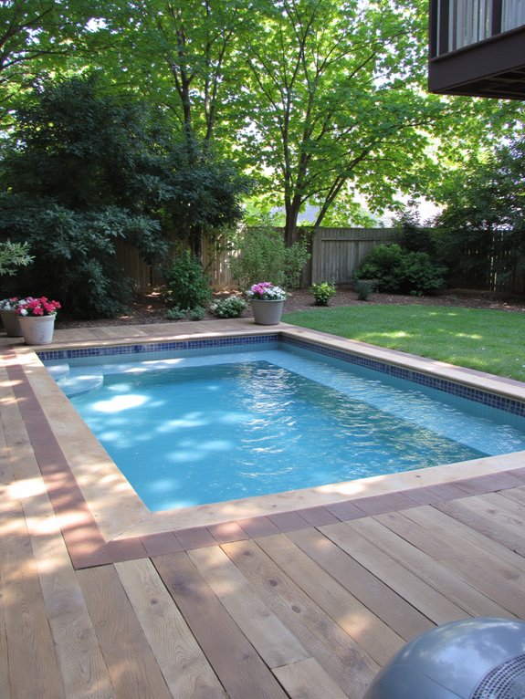 22 Clever Small Semi Inground Pool Ideas for Compact Yards functional and aesthetic decking