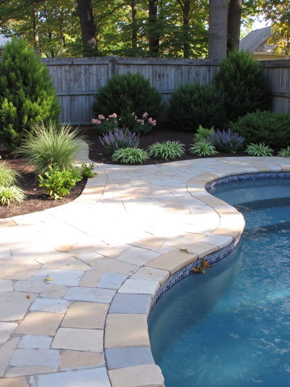 25 Smart Backyard Pool Ideas With a Paver Deck That Last landscaping enhances paver decks