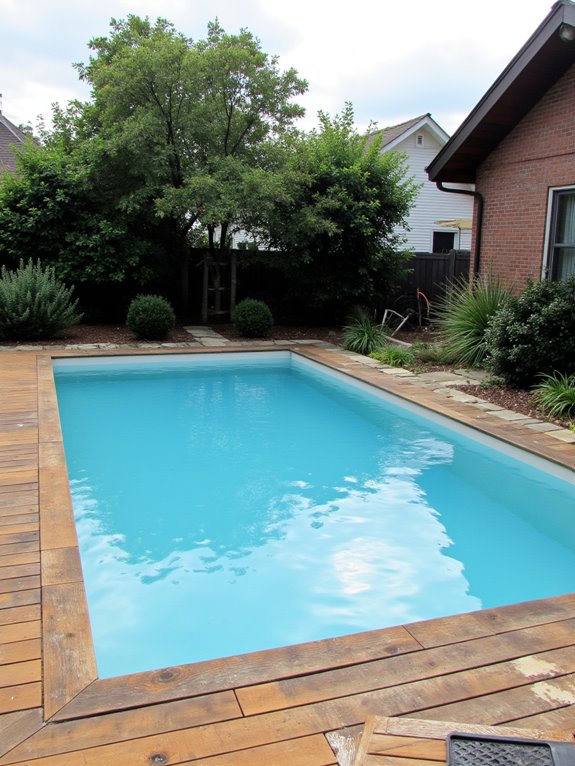 24 Polished Rectangle Semi Inground Pool Ideas for Clean Lines modern aesthetic unique designs