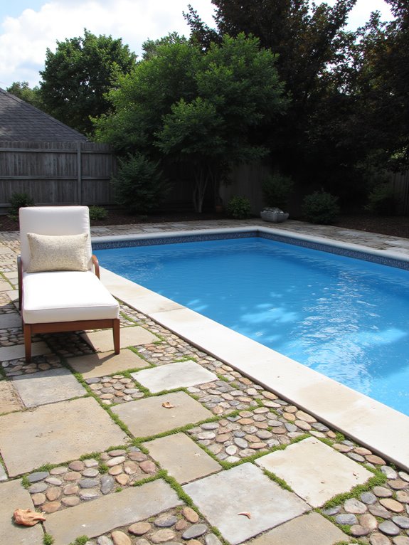 25 Smart Backyard Pool Ideas With a Paver Deck That Last paver deck design styles