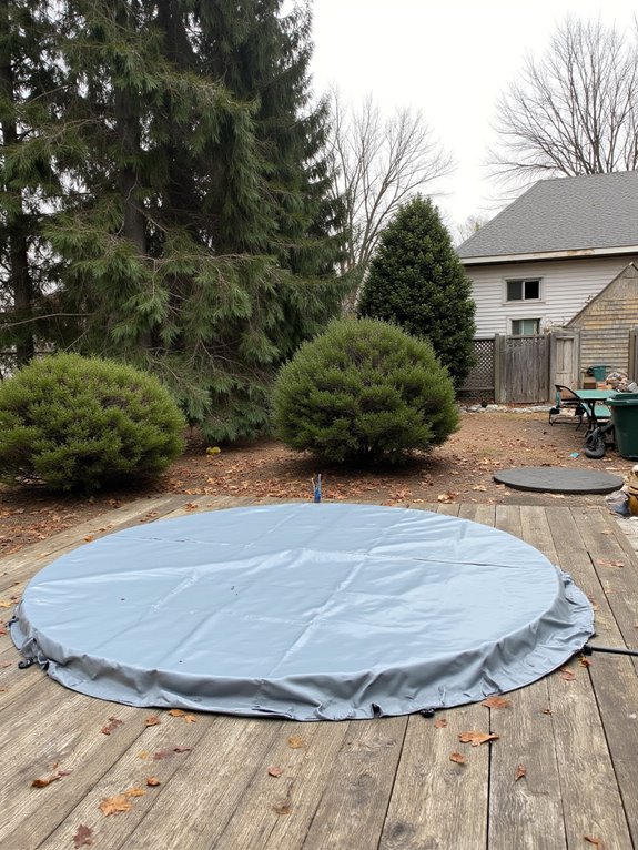 22 Stunning Semi Inground Pool Ideas That Transform Your Backyard prepare pool for winter