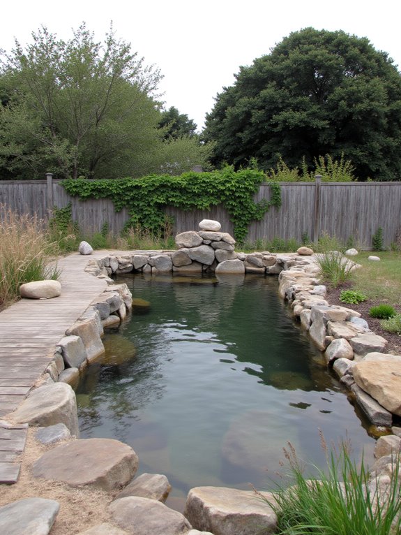 22 Fresh Raised Pool Ideas That Add Visual Interest rustic pools with natural materials