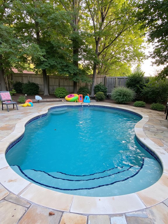 21 Gorgeous Semi Inground Pool Designs That Elevate Any Yard safe family pool designs