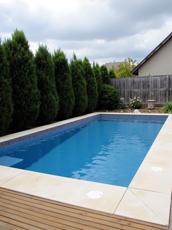 24 Polished Rectangle Semi Inground Pool Ideas for Clean Lines sleek functional minimalist design