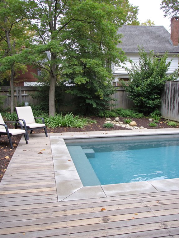 19 Smart Semi Inground Pool Ideas for Real Backyards sleek simple serene pools